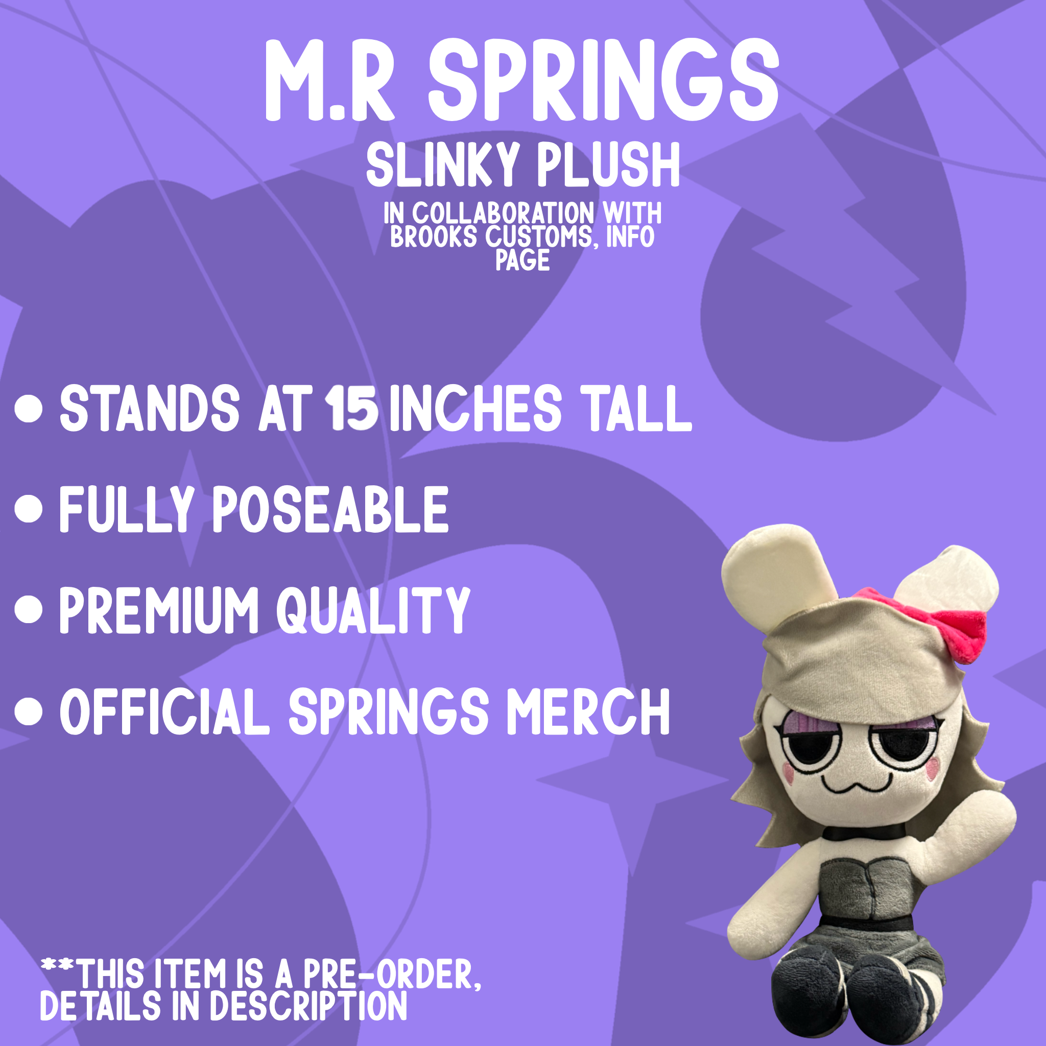 Official M.R. Springs Slinky Plush Limited Edition Pre-Order